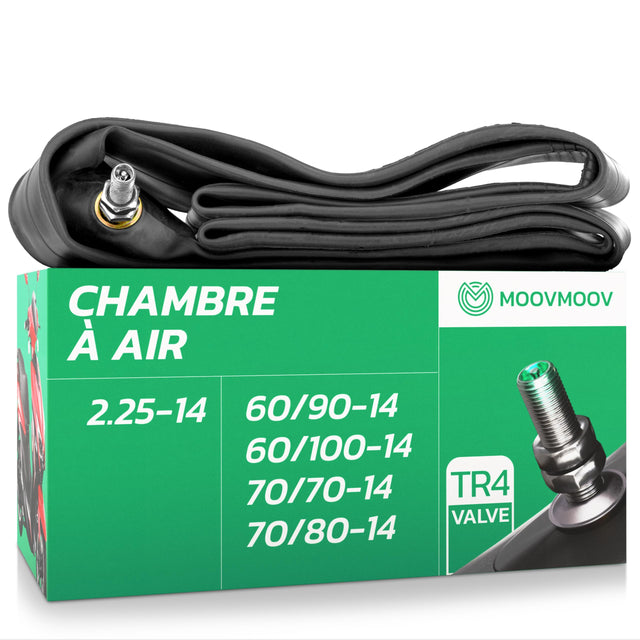 Chambre à air 2.25-14 valve droite (TR4)
