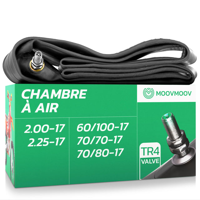 Chambre à air 2.00/2.25-17 valve droite (TR4)