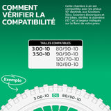 Chambre à air 3.00/3.50-10 valve coudée (JS87C)