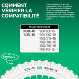 Chambre à air 3.00/3.25-16 valve droite (TR4)