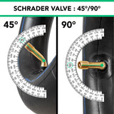 Chambre à air 10 pouces trottinette valve coudée 45 90