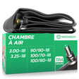 Chambre à air moto 18 pouces MoovMoov pour pneus de 90/90-18, 100/70-18, 100/80-18, 3.00-18 et 3.25-18, valve TR4
