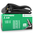 Chambre à air moto 12 pouces MoovMoov pour pneus de 110/90-12, 120/70-12, 120/80-12, 130/70-12, 130/80-12, 140/70-12, 4.00-12 et 4.50-12, valve TR4