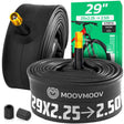 Chambre à air 29 pouces MoovMoov pour pneus de 29x2.25 à 29x2.50, valve Schrader 40 mm