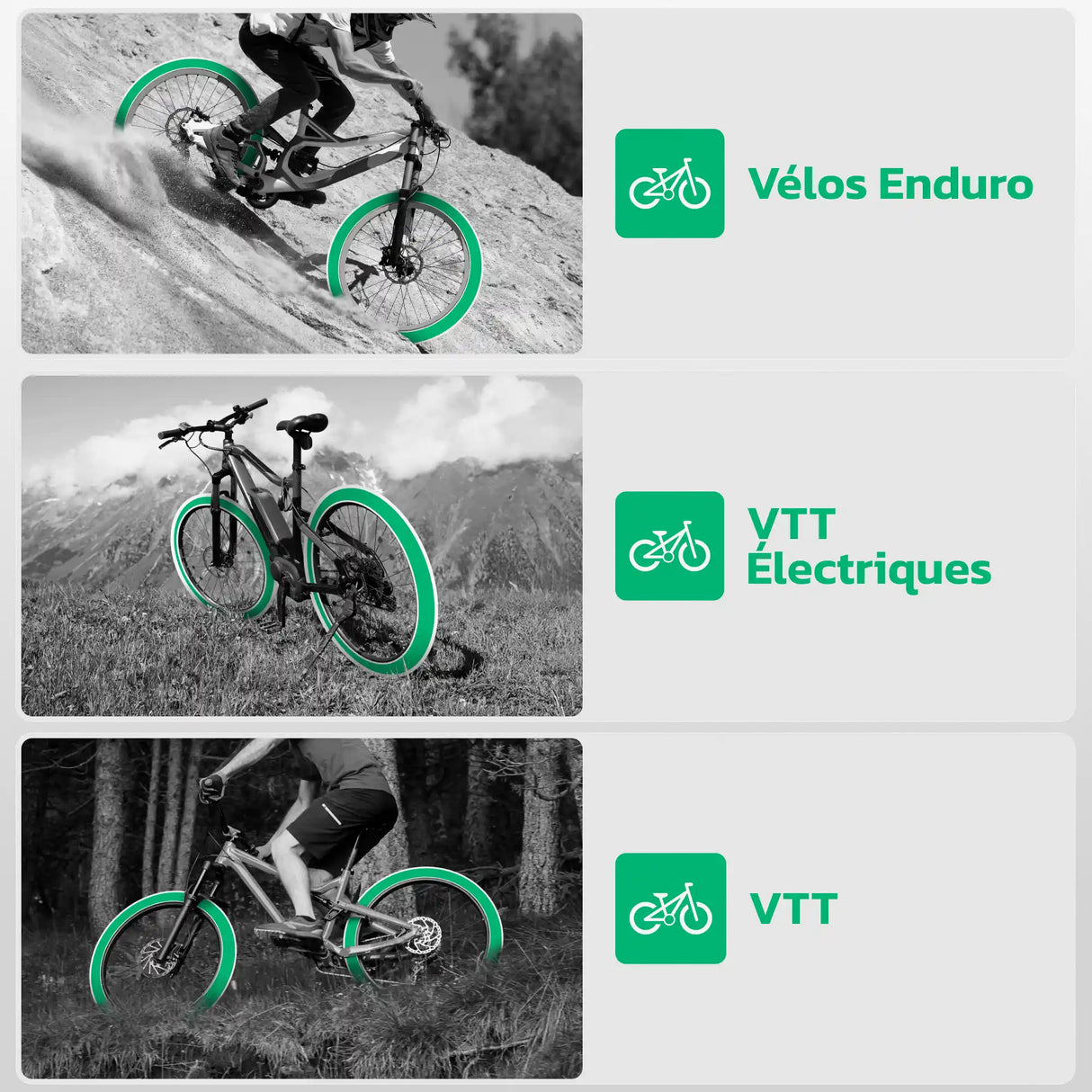 Chambre à air 27,5 pouces MoovMoov compatible VTT, enduro et vélo électrique