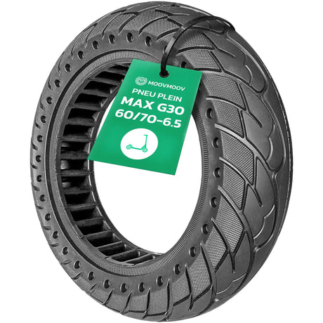 Pneu plein 10x2.5 pour trottinette Ninebot Max G30 MoovMoov