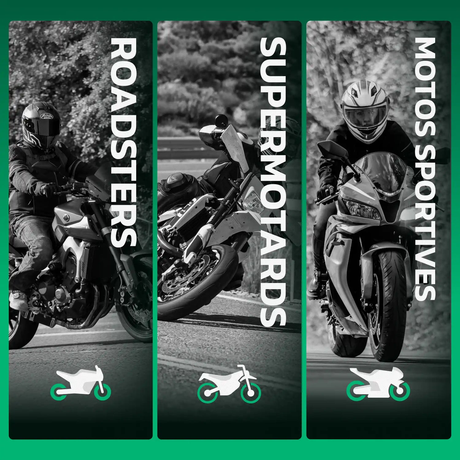 Chambre à air moto 17 pouces MoovMoov compatible roadster, supermotard et sportive