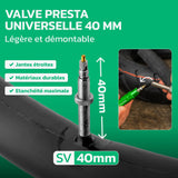 Valve Presta 40 mm de la chambre à air 27,5 pouces MoovMoov