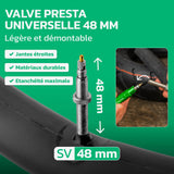 Valve Presta 48 mm de la chambre à air 29 pouces MoovMoov